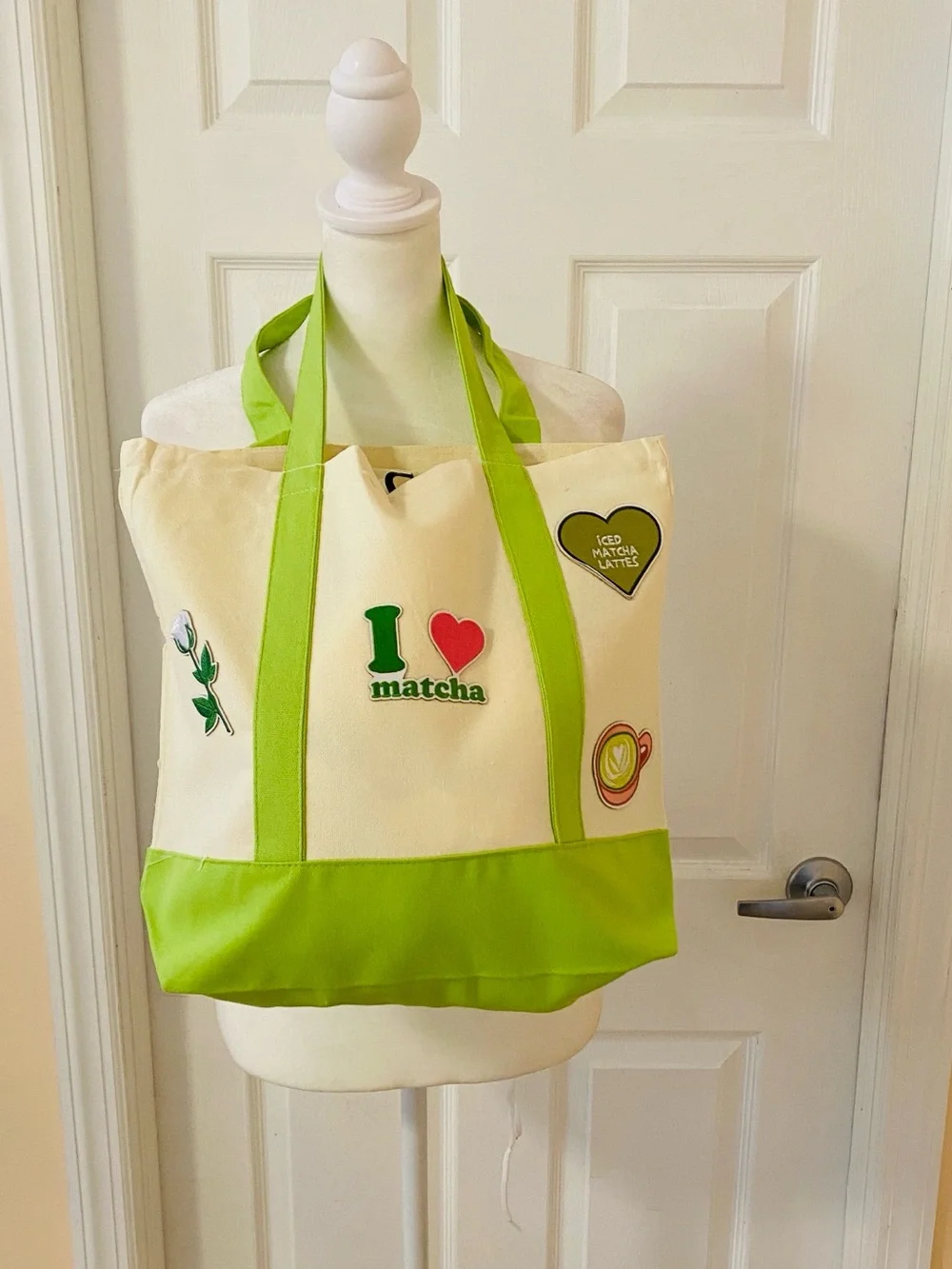 Handmade tote 14x13x4